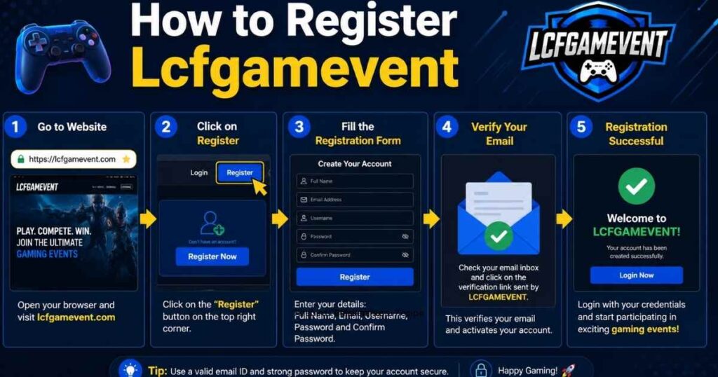How to Register Lcfgamevent Easily Step by Step Guide 2026