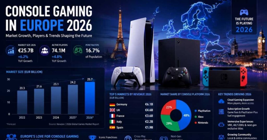 Console Gaming in Europe 2026: The Practical Guide for EuroGamersOnline Players